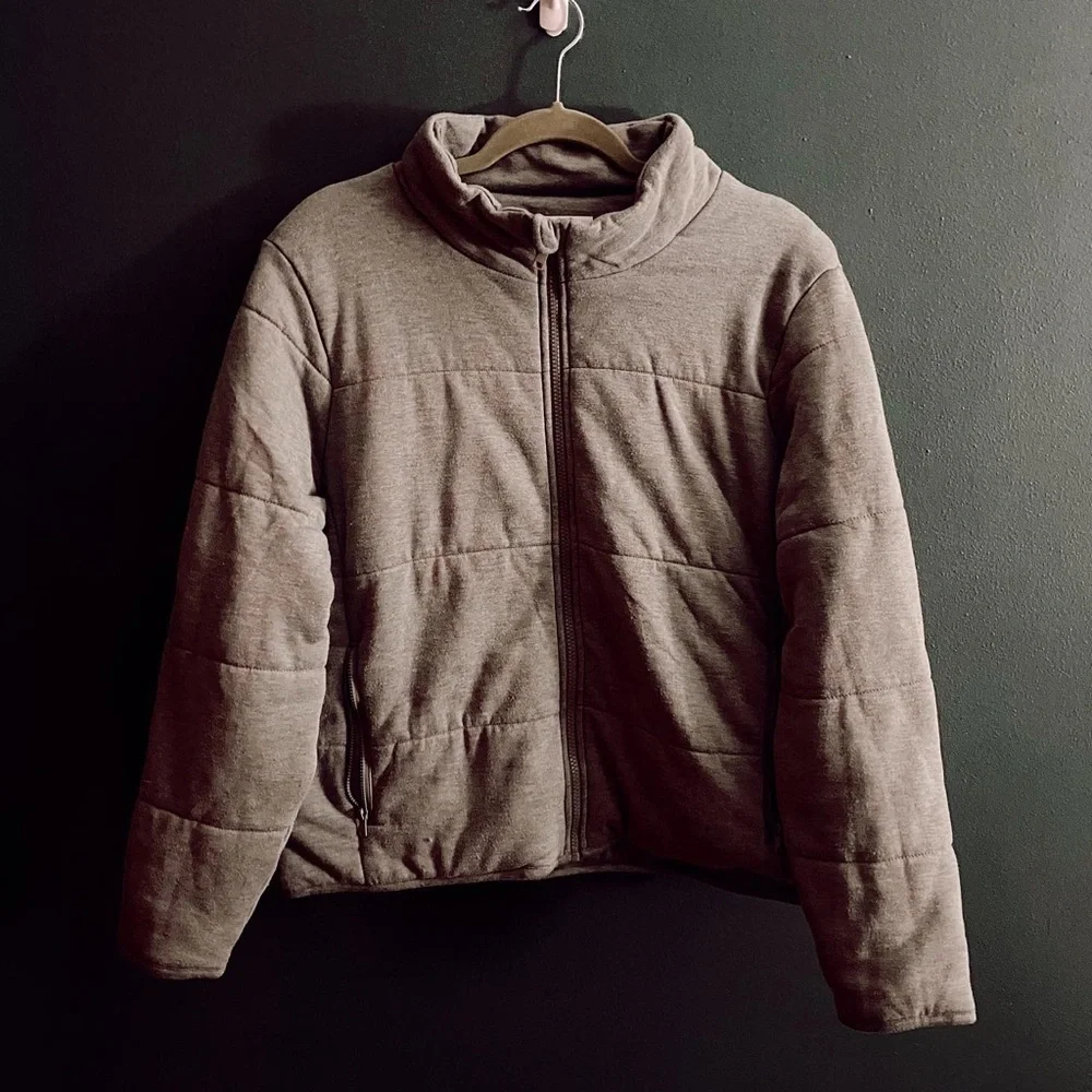 Three Dots Quilted Knit Jacket - Picture 2 of 8